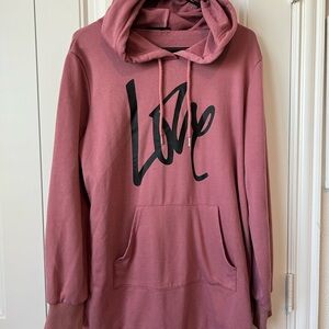 Pretty Garden "Love" Oversized Hoodie Sweatshirt